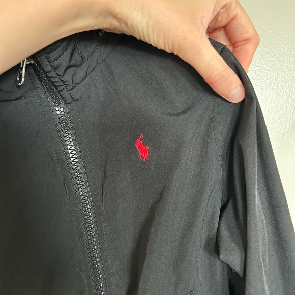 Polo by Ralph Lauren Black Jacket with Red Accent - Picture 2 of 4